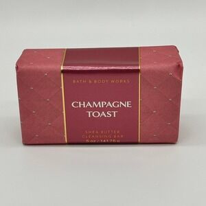 Bath Body Works Champagne Toast Shea Butter Cleansing Bar 5 oz New